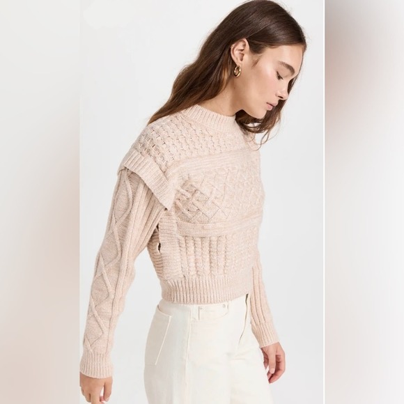 NWT Minkpink Jolene Cable Knit Sweater (size S) - Picture 5 of 12